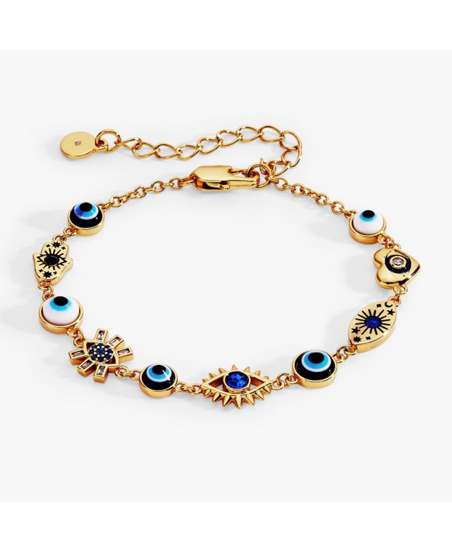 

Браслет с линейным изображением сглаза Alex and Ani, No Color