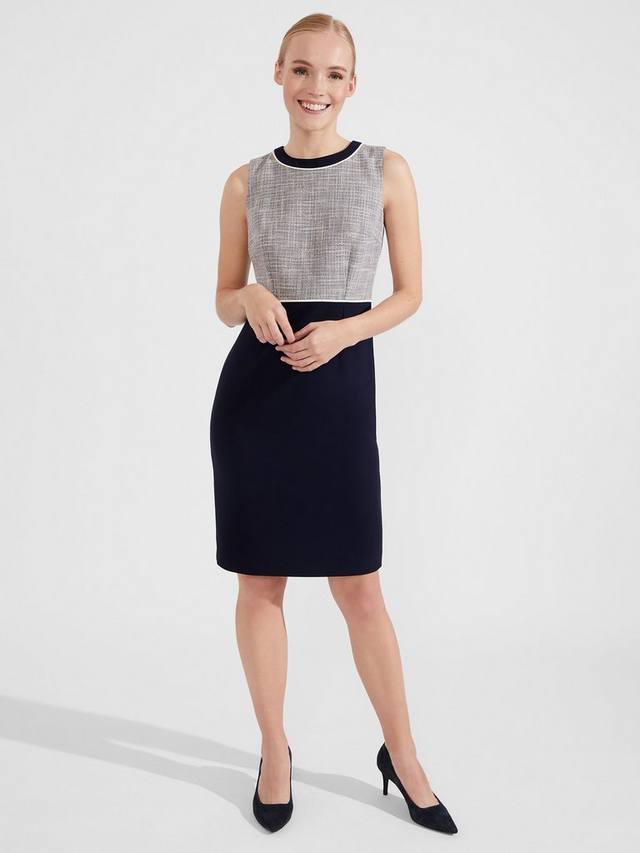 

Миниатюрное платье от лори Hobbs, цвет Navy/Ivory