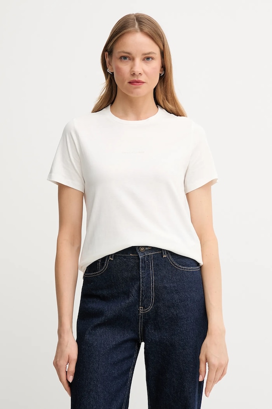 

Хлопковая футболка Marc O'Polo, бежевый