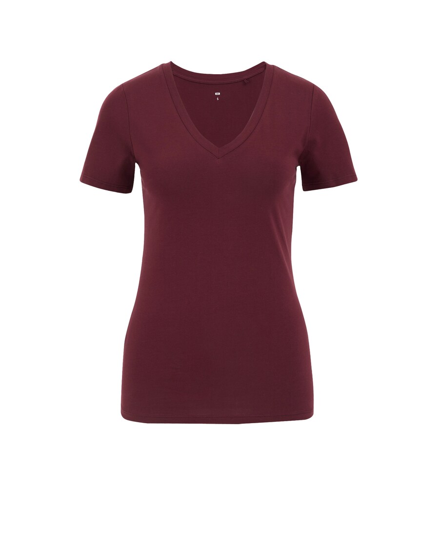 

Рубашка WE Fashion, цвет Burgundy/Wine red