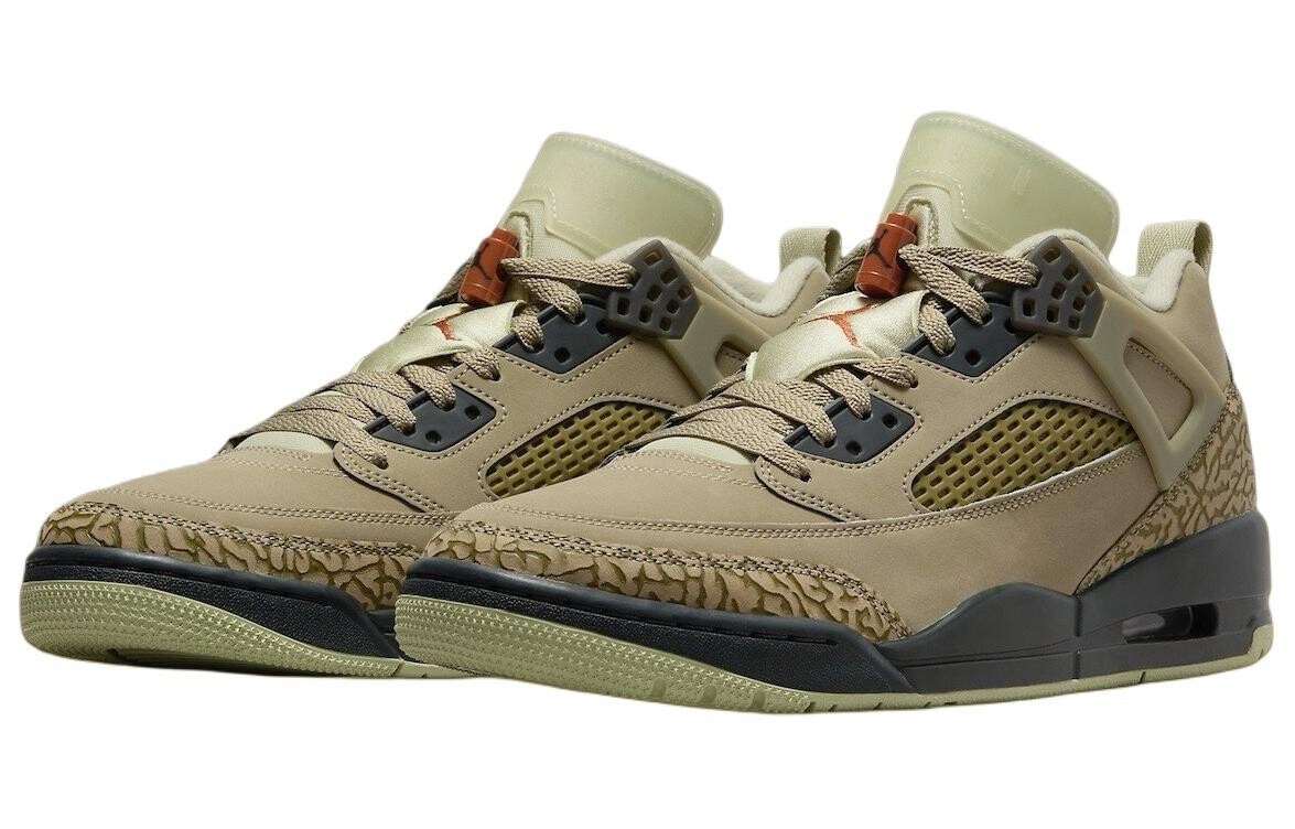 Кроссовки Jordan Spizike Vintage Basketball Shoes Men Low-top Brown, коричневый — фото 3