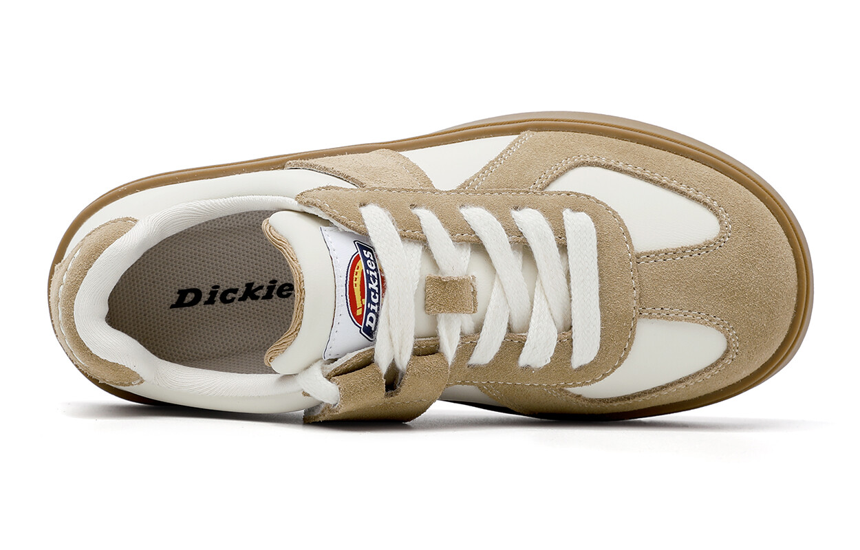 Детские кроссовки для скейтбординга PS Low-top Белый Коричневый/Белый Серый Dickies, хаки — фото 3
