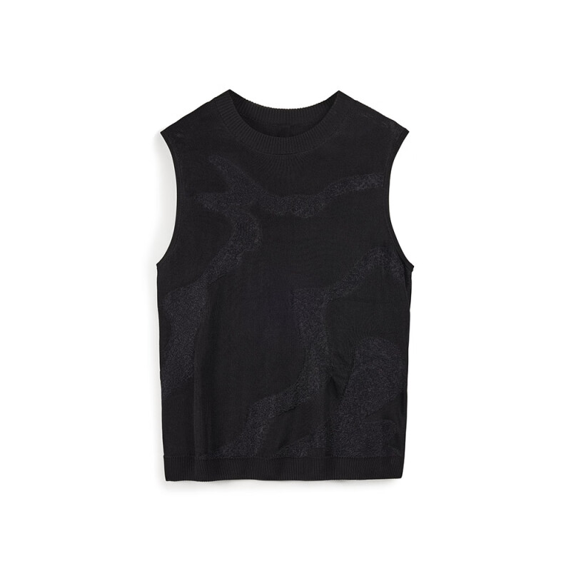 

Майка Y 3 Intarsia knit Sleeveless Jumper Y-3, черный