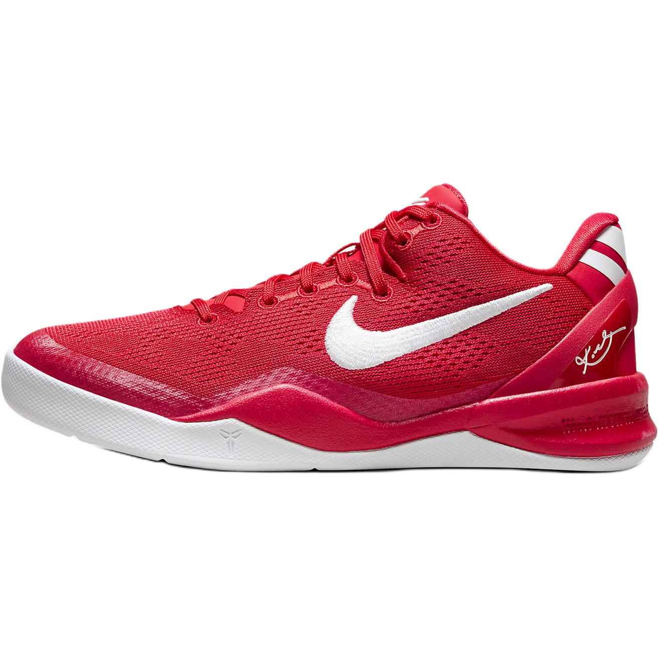 

Nike Детские баскетбольные кроссовки Kobe 8 Slip Anti Kick Low Top, красные