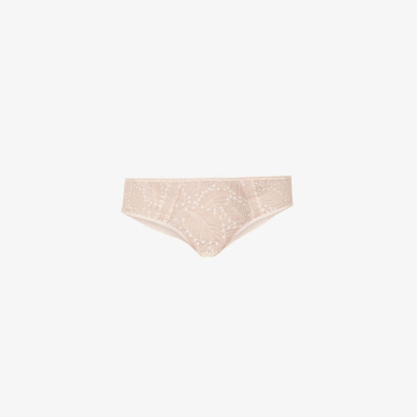 

Короткие трусы comete из эластичного кружева Simone Perele, розовый