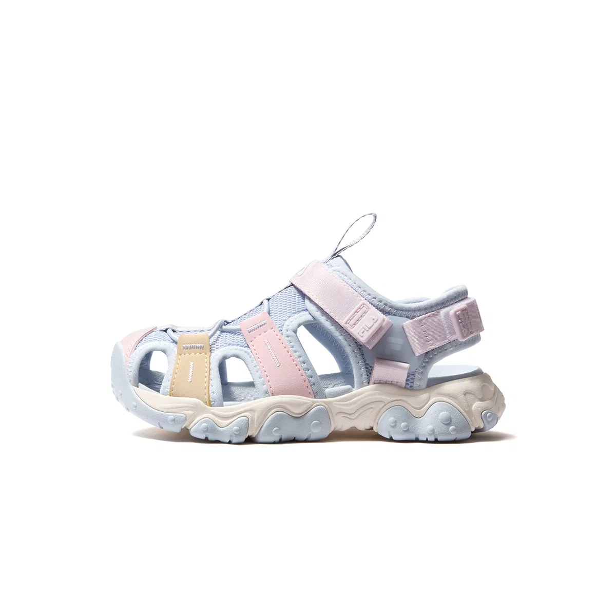 Сандалии SEASON FSW из искусственной кожи и текстиля Arctic Ice Blue/Light Lavender для детей FILA KIDS