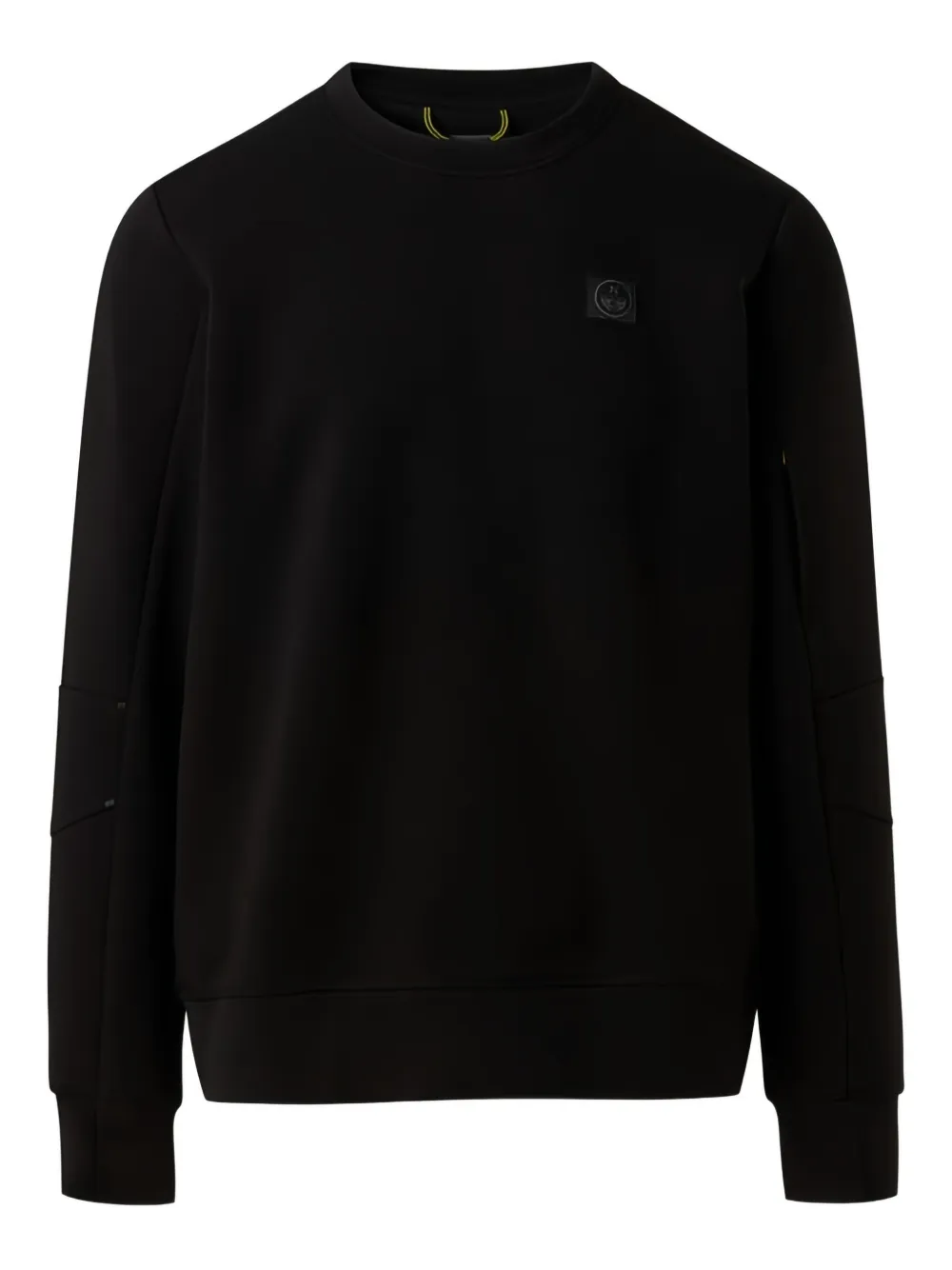 

Свитшот с нашивкой-логотипом из материала "скуба" North Sails, черный