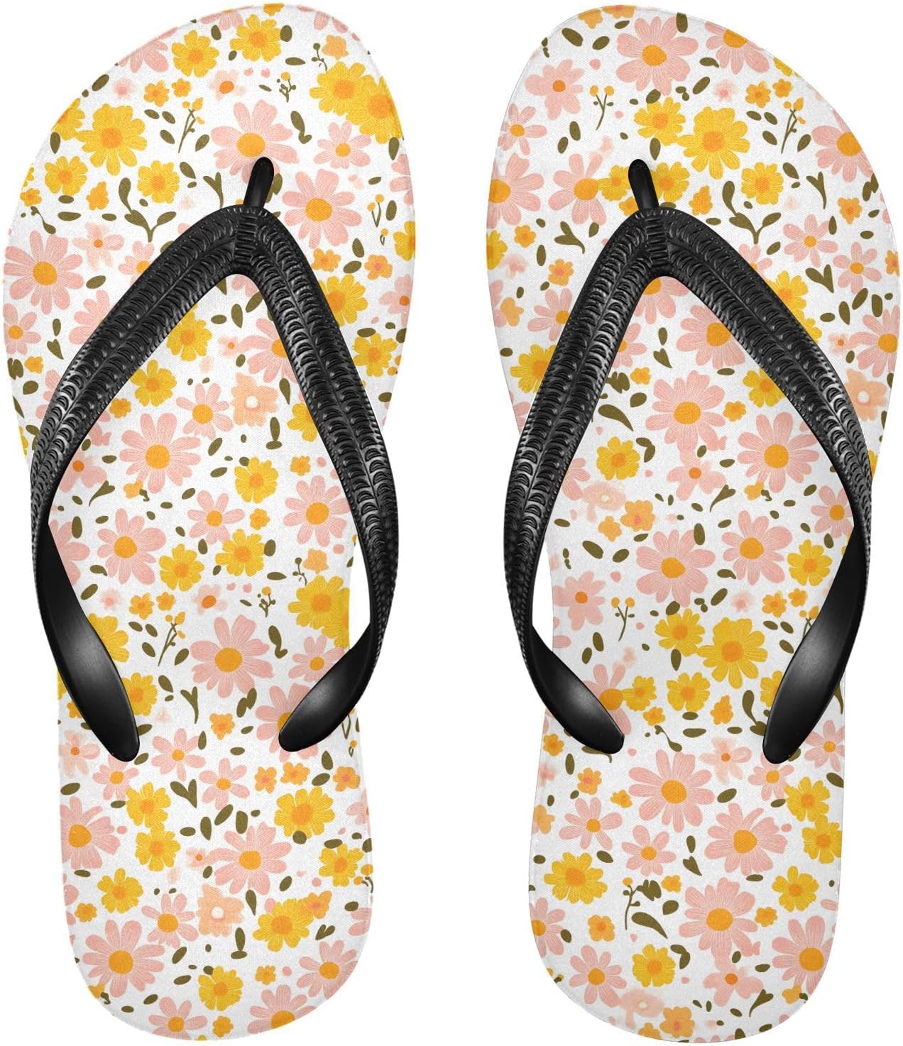 

Сандалии Flowers с цветочным принтом для пляжа, лета и повседневного ношения для женщин и мужчин 20860470 Kfbe