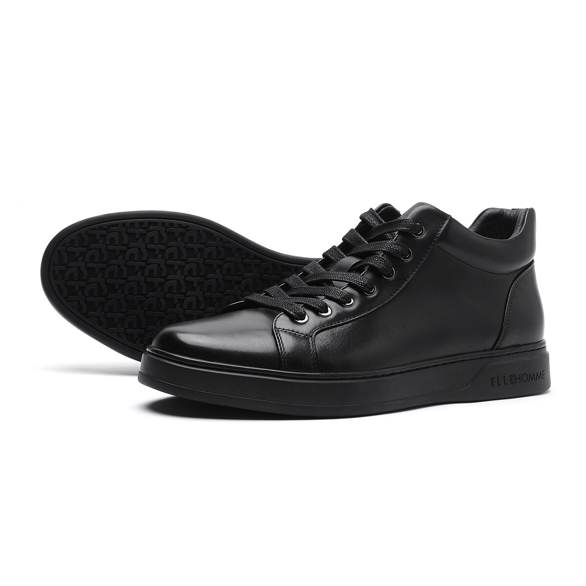 Ботинки мужские Men"s Casual Men High-Top, черный Elle Homme — фото 3