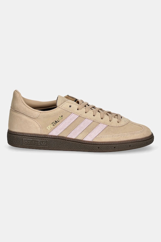 Замшевые кроссовки Handball Spezial Adidas Originals, бежевый — фото 2