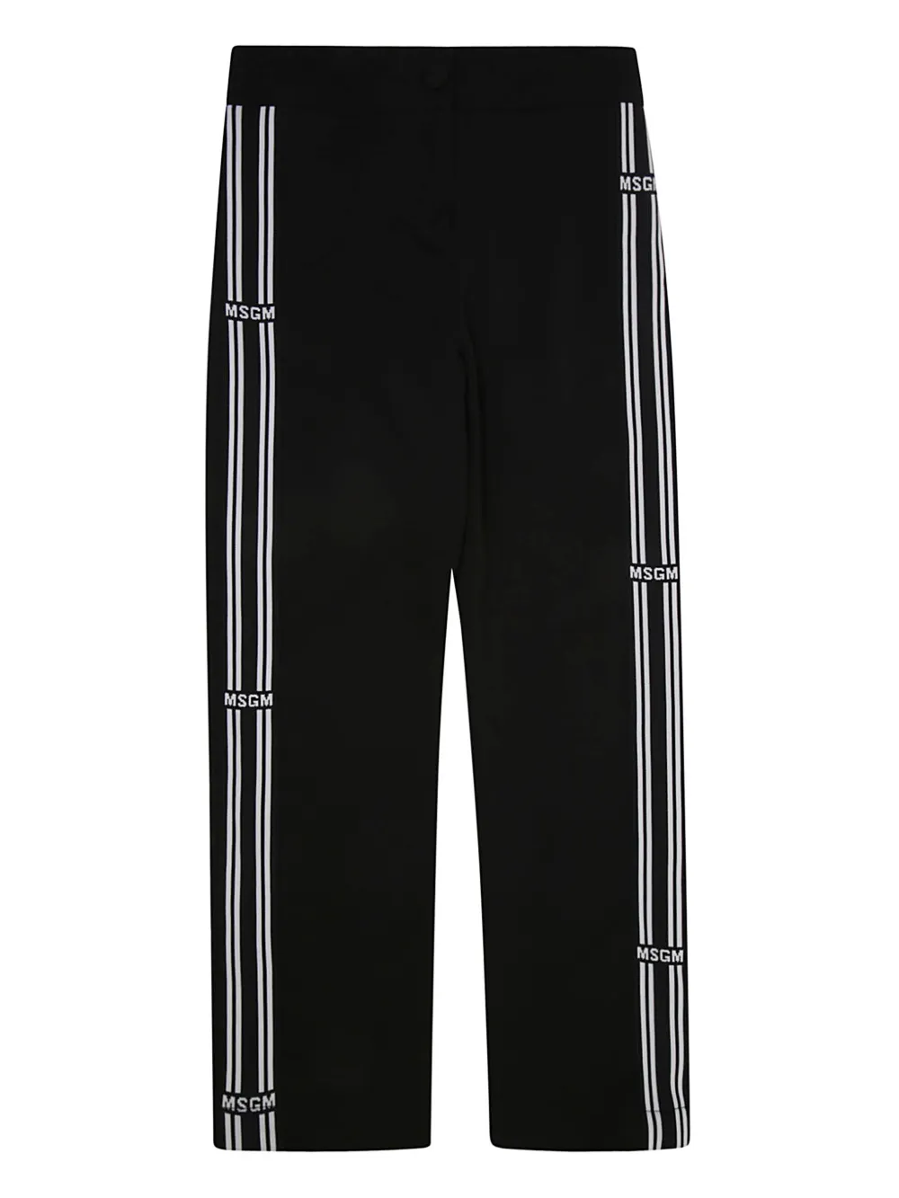 

Спортивные брюки с лампасами MSGM Kids, черный