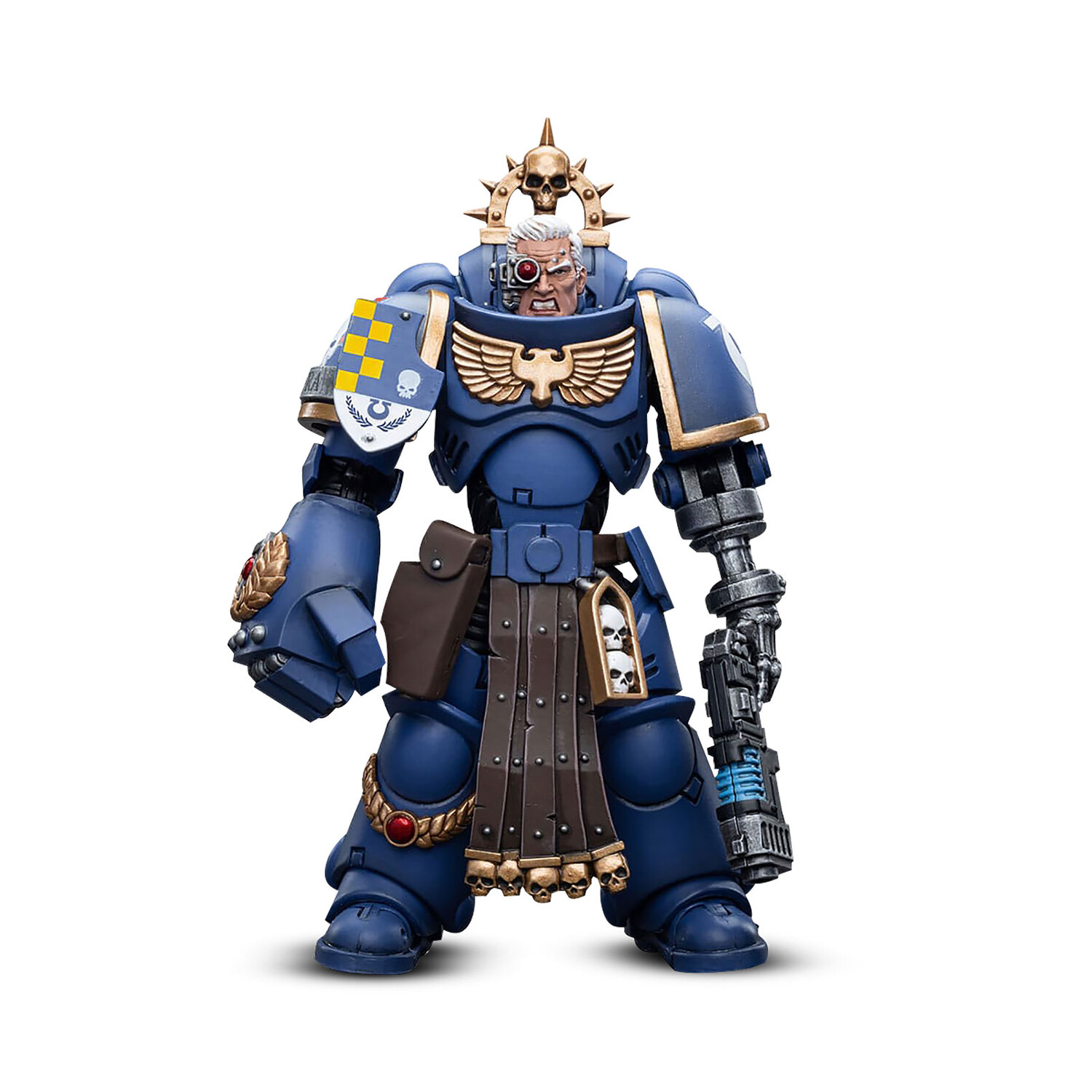 

Warhammer 40k — Лейтенант Ультрамаринов с силовым кулаком, фигурка 1:18