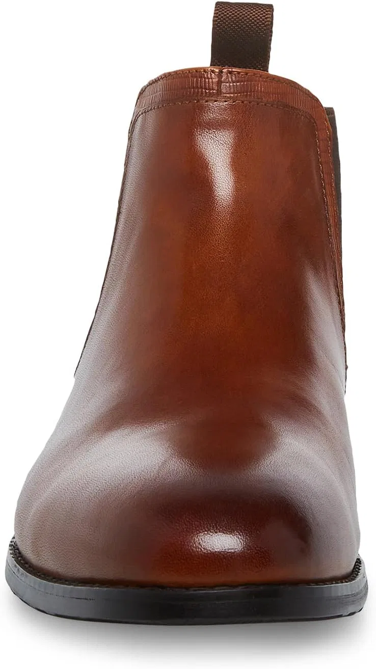 Мужские ботинки Steve Madden Duke Chelsea, 2-Cognac Leather — фото 2