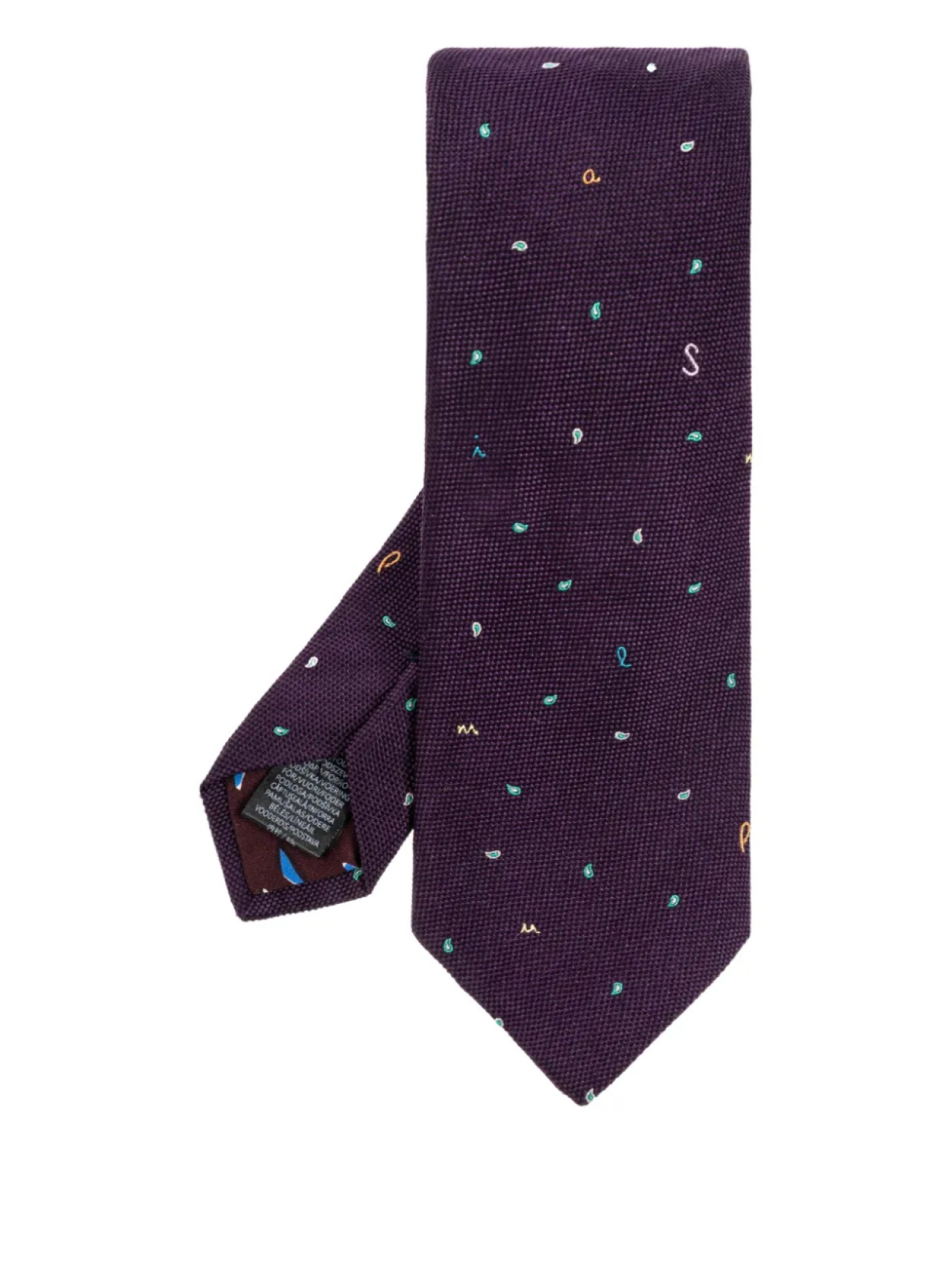 

Шелковый галстук Paul Smith, фиолетовый