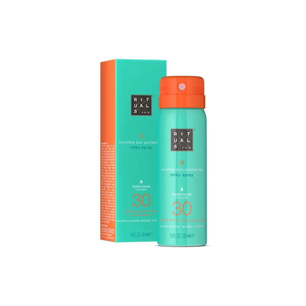 Солнцезащитный спрей the ritual of karma sun protection milky spray spf 30 Rituals, объем 50 мл — фото 2