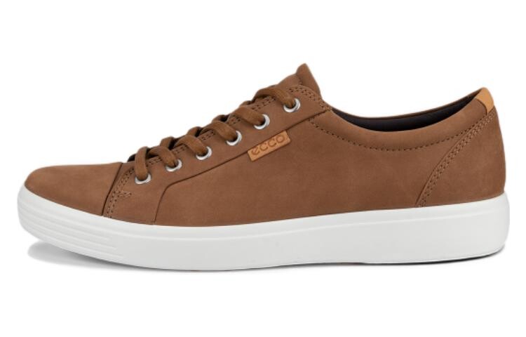 

Кроссовки ecco Soft 7 Skateboarding Shoes Men Low-top Brown, коричневый