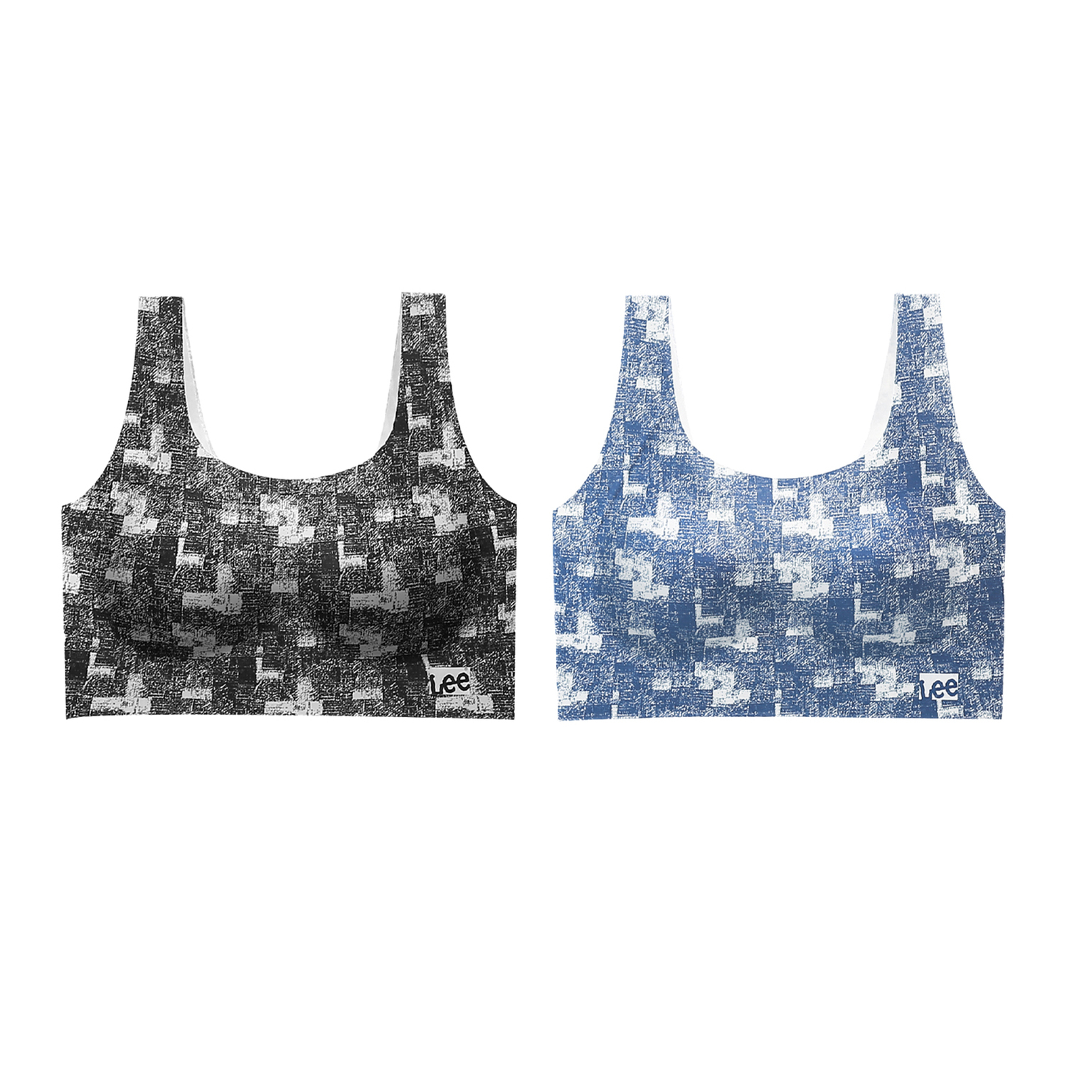 

Цветочный бра женский комбинированный набор Lee, черный