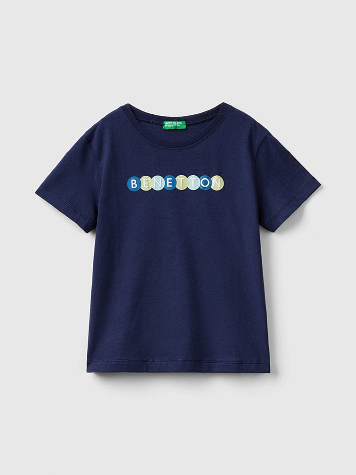 

Футболка Benetton, темно-синий