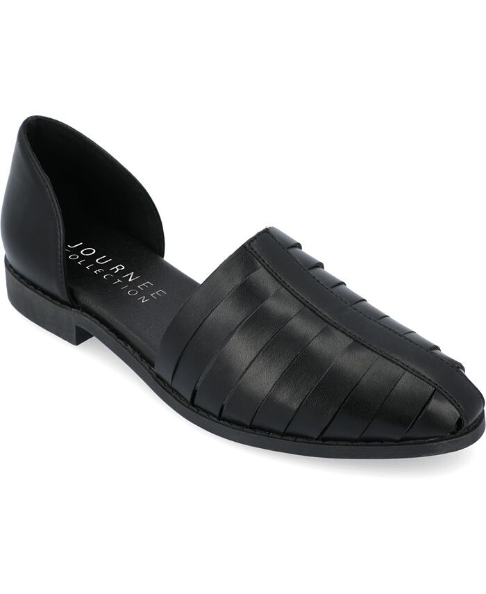 

Женские балетки Anyah в клетку Journee Collection, черный