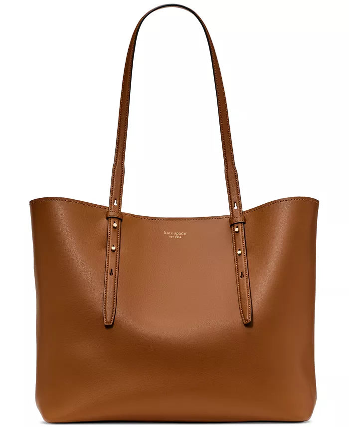 

Средняя кожаная сумка-тоут Do It All kate spade new york, коричневый