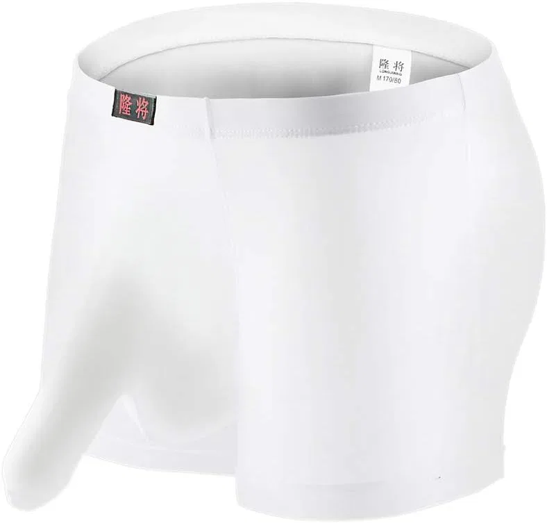 Боксеры с раздельным карманом, White
