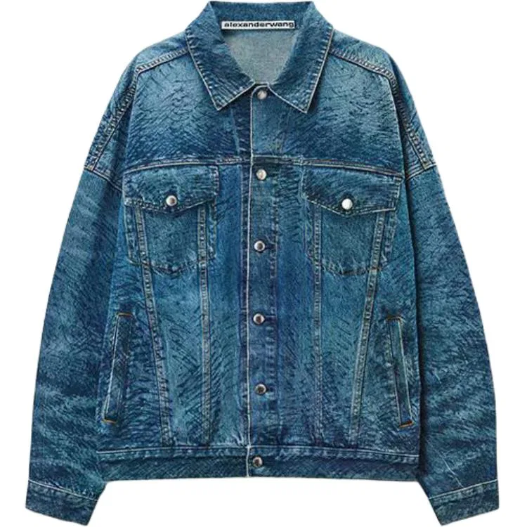 Джинсовая куртка Alexander Wang Medium Indigo