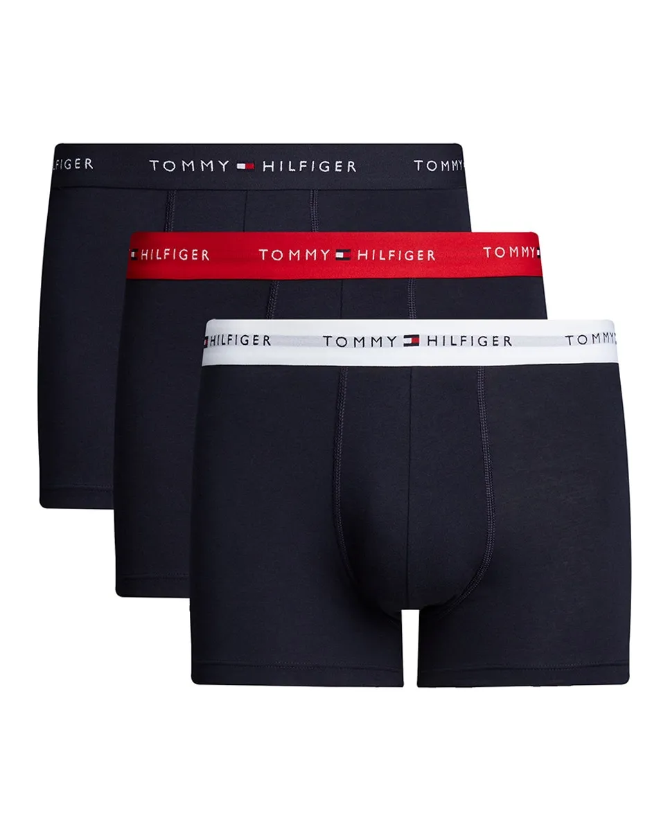 

Упаковка из 3 трикотажных трусов-боксеров Tommy Hilfiger, тёмно-синий