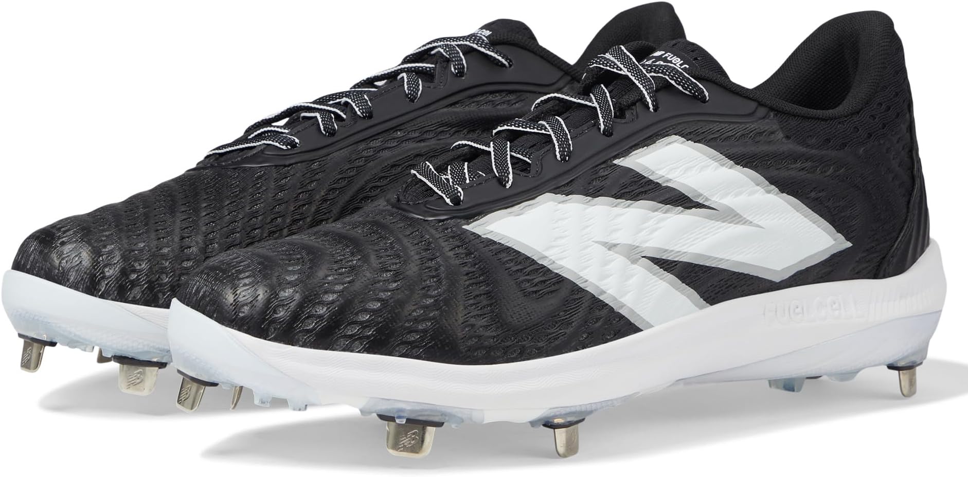 

Бутсы FuelCell 4040 v7 Metal New Balance, цвет Black/Optic White