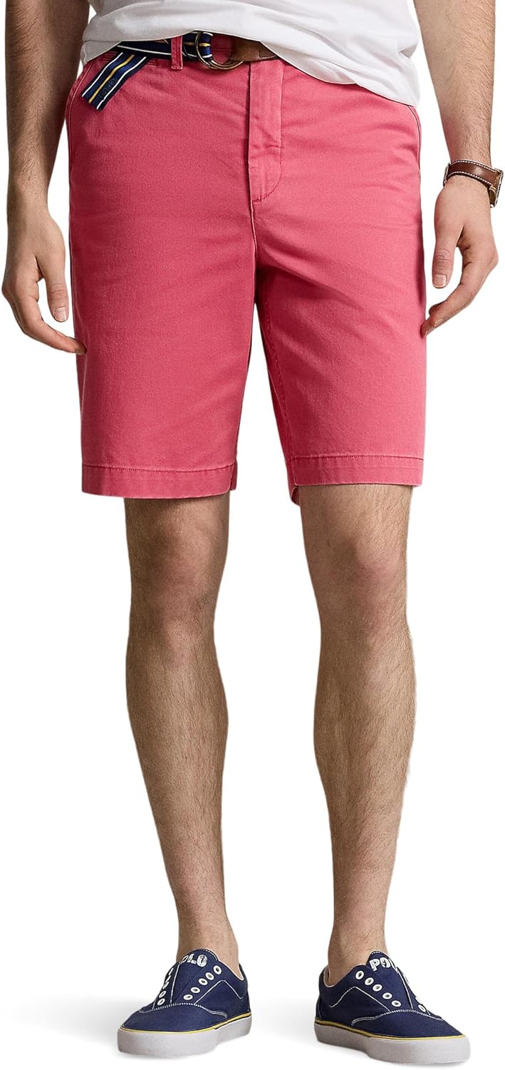 

POLO RALPH LAUREN Мужские шорты-чинос Relaxed Fit длиной 10 дюймов, Nantucket Red