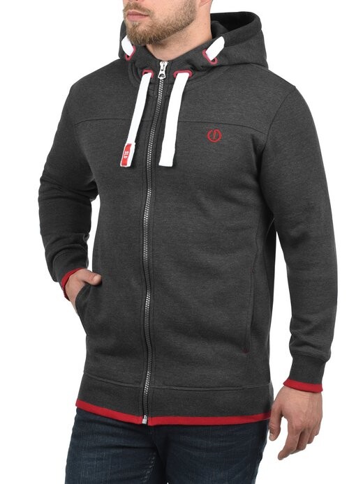 

Толстовка с капюшоном sdbenjaminzip Solid, серый