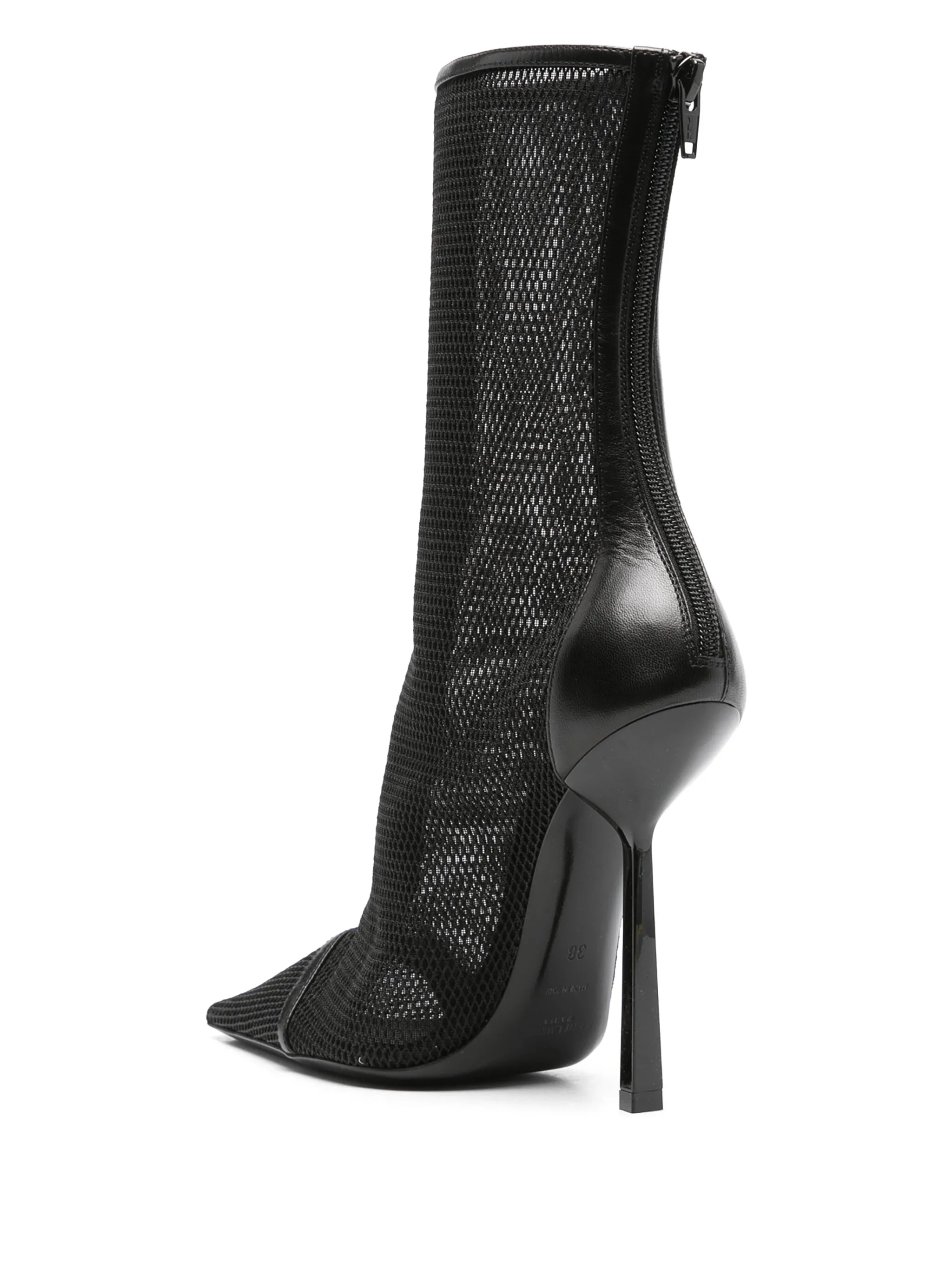 Ботильоны Oxalis 115 с заостренным носком Saint Laurent, черный — фото 3