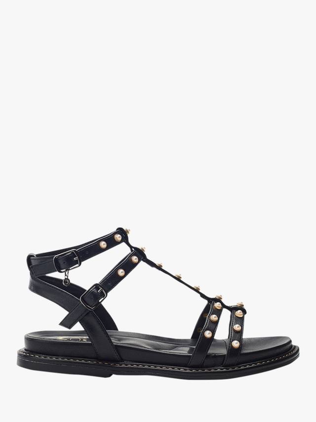 Leytona декорированные гладиаторские сандалии Moda in Pelle, Black
