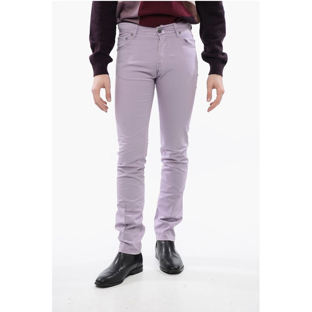 

ID 5-карманные брюки из эластичного хлопка со шлевками для ремня Corneliani, Multicolor