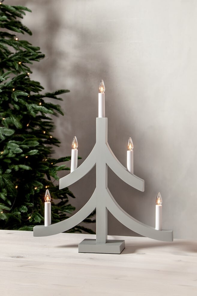 

Подсвечник пагода 475 см Star Trading, серый