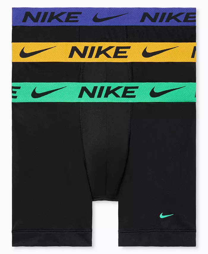 

Комплект из 3 мужских трусов-боксеров Dri-FIT Nike, черный