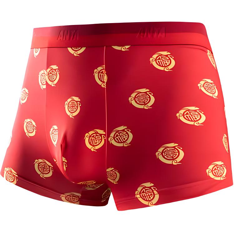 

Боксеры Life Collection мужские 1 упаковка принт ANTA, красный