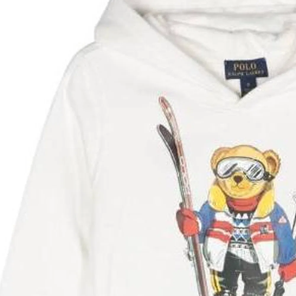 Свитшот детский белый Polo Ralph Lauren — фото 4