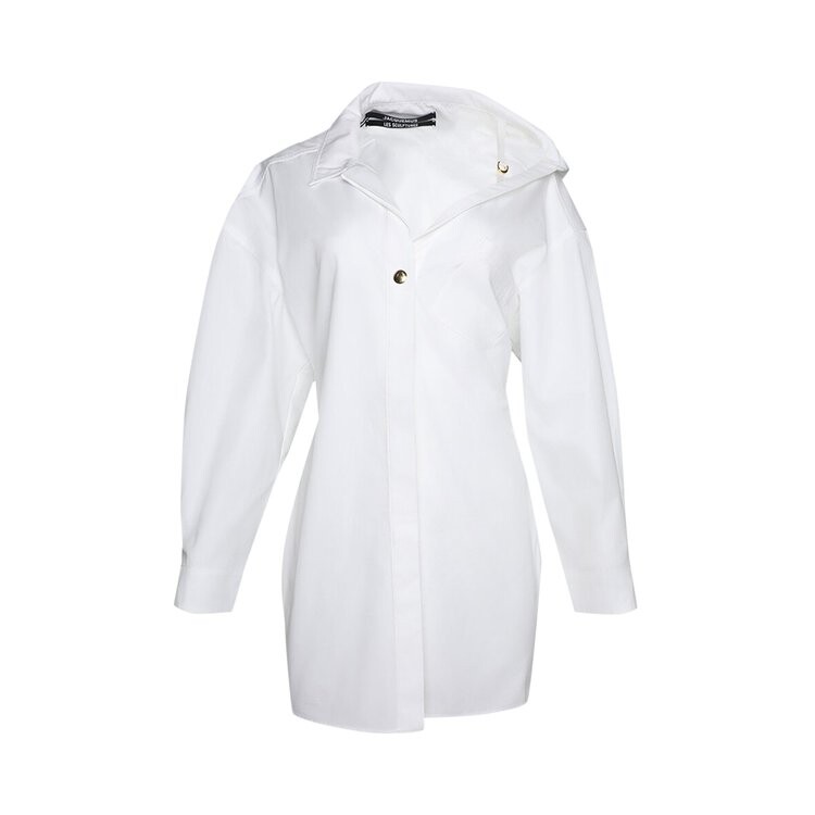 

Платье Jacquemus La Mini Robe Chemise, белый
