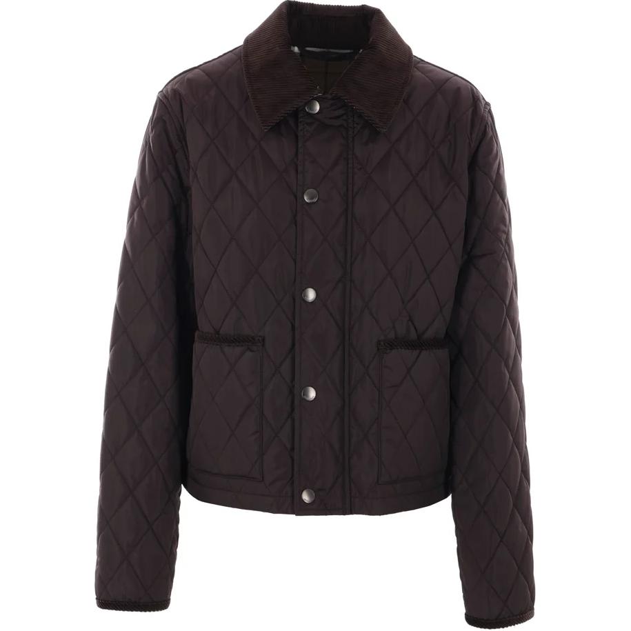 

Burberry Стеганая амбарная куртка, Brown