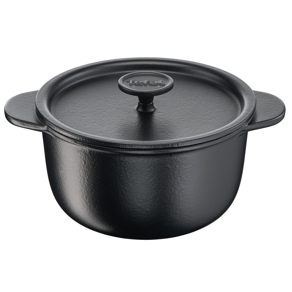 

Tefal E22544, круглый, черный, чугун, эмаль, керамика, газ, галоген, индукция, герметичная пластина, 250°C