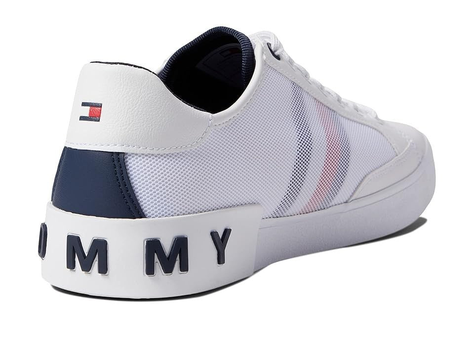 Кроссовки Tommy Hilfiger Rojo, белые, мужские, с круглым носком, повседневные, GAL11 Tommy Hilfiger, белый — фото 4