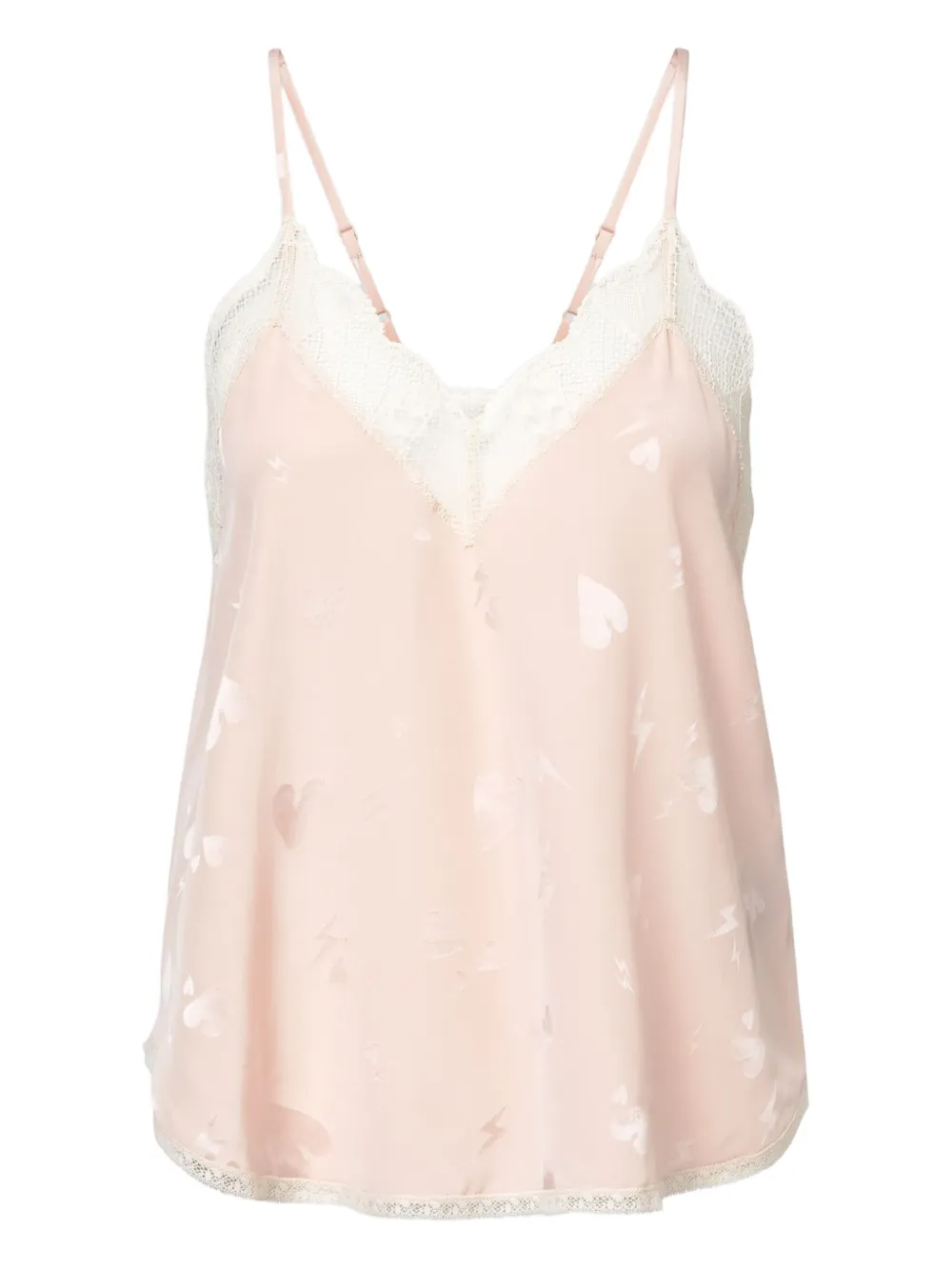 

Шелковый топ Zadig&Voltaire, розовый