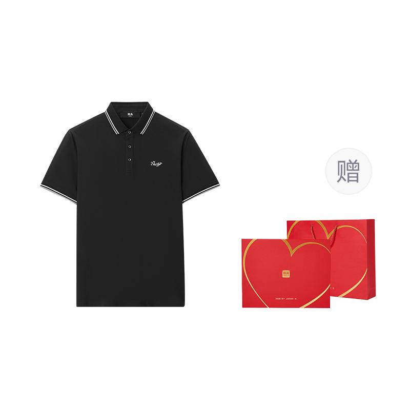 

Рубашка-поло мужская HLA, Suction/Drainage/Cooling/Antibacterial/Anti-Mite-Beige Apricot 35 (Valentine's Day Box)