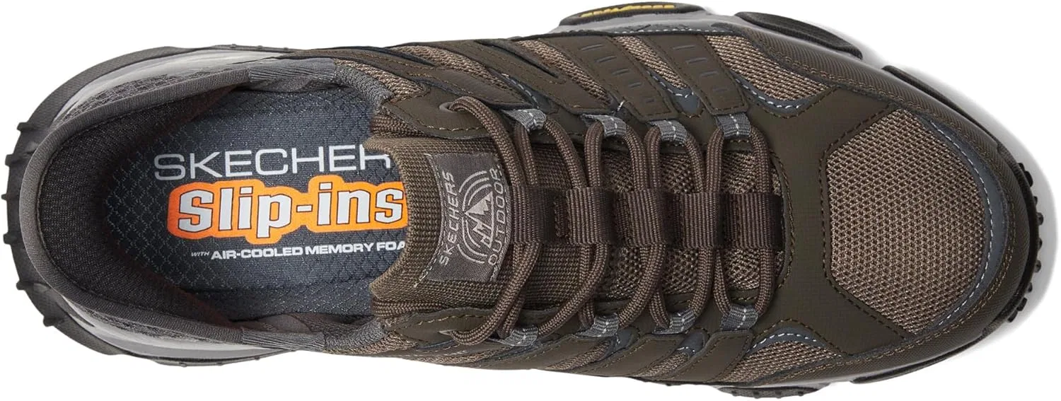 Мужские кроссовки Skechers Skech-air Envoy Emissary Slip-in Trainers, коричневый — фото 2
