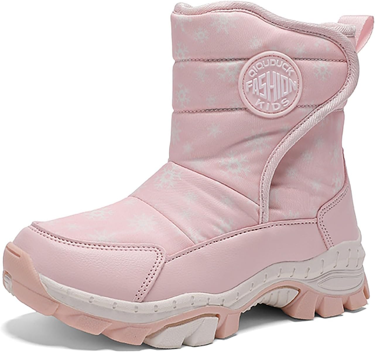 

Зимние Ботинки для Мальчиков и Девочек с Искусственным Мехом, Сапоги для Снега, Теплые и Уютные Ботинки для Походов с Противоскользящей Подошвой, Кроссовки для Активного Отдыха Generic, #014