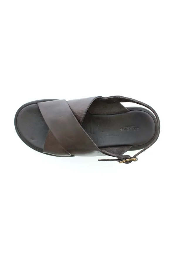 Сандалии «оскар» Brador, Dark Brown — фото 3