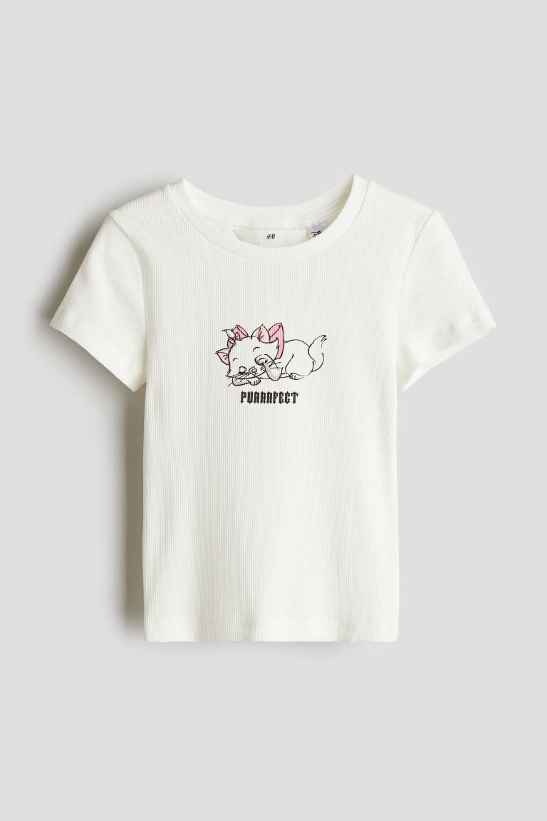

Футболка с принтом H&M, белый