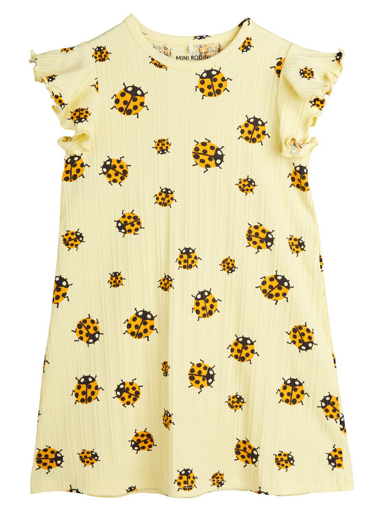 

Повседневное платье regular fit 2525010223 Mini Rodini, жёлтый