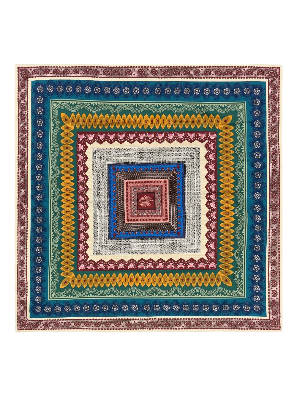 

Платок с узорчатой каймой Bimba y Lola, синий