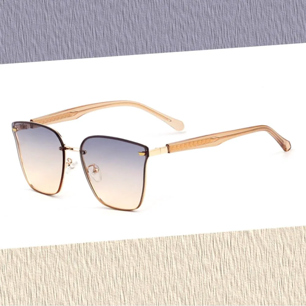 

Крупные женские солнцезащитные очки в металлической оправе, модные мужские солнцезащитные очки класса люкс с защитой от УФ-излучения UV400 LVTFCO, C02-gold Yellow